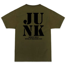 Load image into Gallery viewer, Junk Military Tee – OD Green Edition