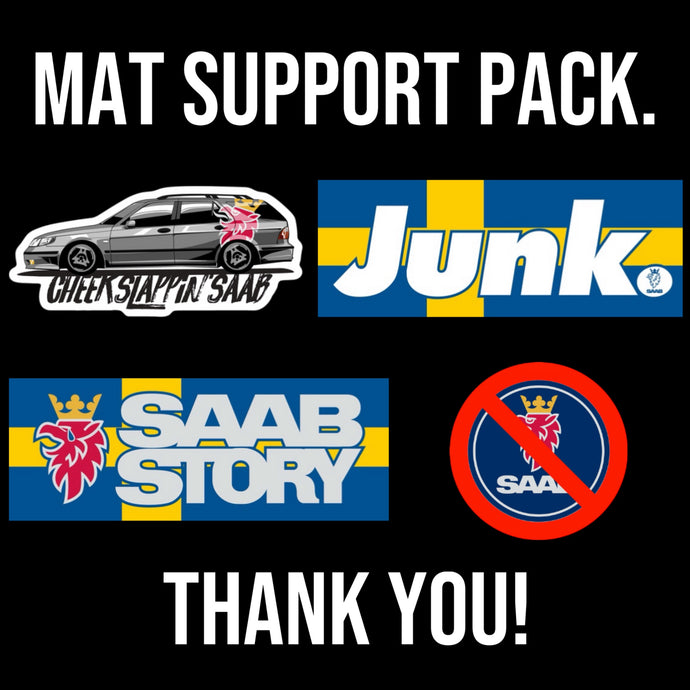 THE SUPPORT MAT STICKER PACK.