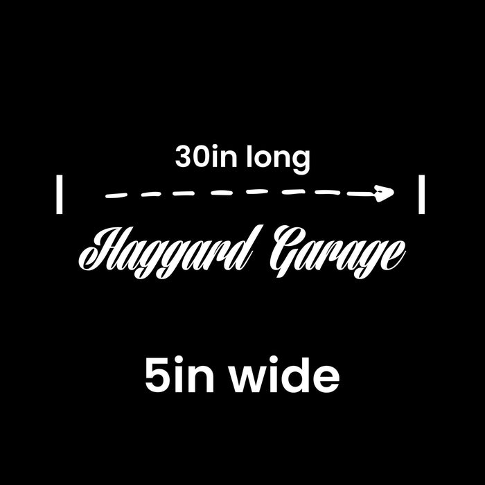 OG Haggard Garage Banner